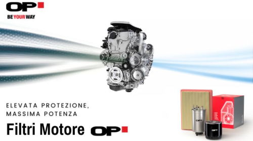 Filtro motore OP: elevata protezione, massima potenza