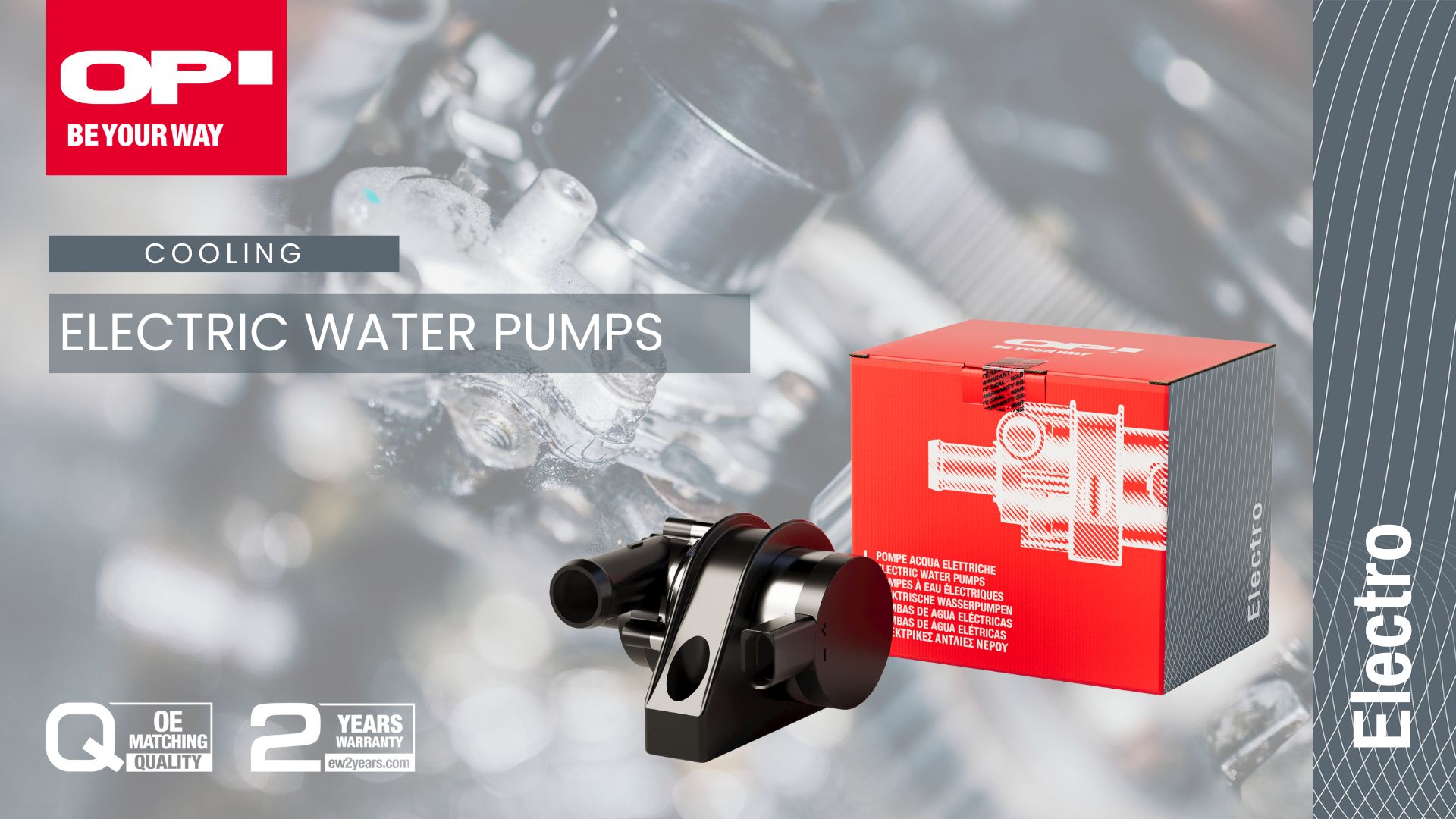 NEW IN RANGE: Electric Water Pumps
